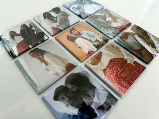 2" x 2" Square Photo Magnets